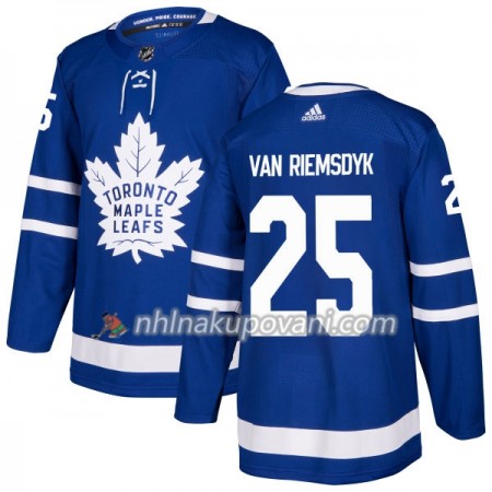 Toronto Maple Leafs Dresy James van Riemsdyk 25 Adidas 2017-2018 Modrá Authentic - Pánské